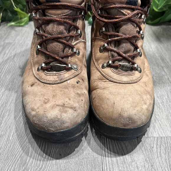 Vintage Nike ACG Hiking Waterproof Leather Boots Men Size US 9 Brown main image 9